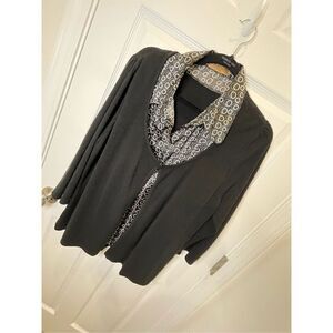 Notations black sweater shirt size 2X